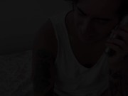 Cute tattooed emo twink gets rimmed by an older man 1/16