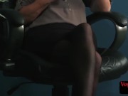 Voyeur secretary seduces wanker coworker 6/16