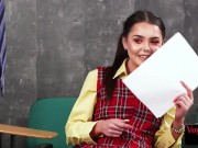 Collegeuniform voyeur watches man jerks 3/16