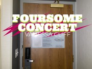 3 guys from the concert fuck me in front of the hotel window - Vanessa Cliff 1/16