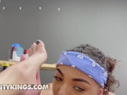 Reality Kings - Stunning Brunette Ryder Rey Takes Off Zerella Skies' Panty Using Her Mouth 12/16