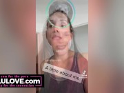 Babe rubbing lotion out of shower, spreading ass & pussy, detailing booty skin condition & more real life - Lelu Love 11/16