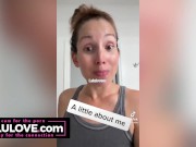 Babe rubbing lotion out of shower, spreading ass & pussy, detailing booty skin condition & more real life - Lelu Love 12/16