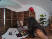 Latina babe Angel Gostosa gets her needy cunt filled with cum after some hardcore fucking in VR 3/16