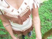 Pocahontas se consigue con alguien que la excita y quiere follar 3/16