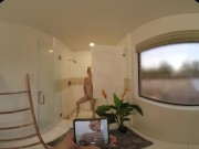 Spying on your step-sister while she showers in virtual reality 2/16
