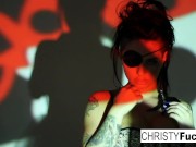 Christy the Pirate plays with her pussy 6/16