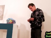 CFNM 3way strapon pegging 4 guy by babes 3/16