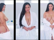 Thick Goddess Ashlyn Peaks Seduces her innocent Massage therapist 16/16