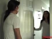 SIDECHICK Petite brunette Veronica Church gets caught masturbating then fucks her stepbrother 8/16
