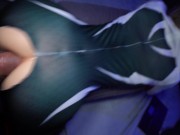 SPIDERGWEN drains CARNAGE'S MASSIVE COCK with all her HOLES and her TIGHT TEEN PUSSY CREAMPIED 15/16