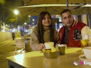 Amazing scene by Sofia Mayers: She loves being seen in public! 5/16