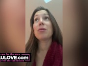 Babe shows closeup creampie spreads, puckers her asshole in between real life daily adventure vlogs - Lelu Love 10/16