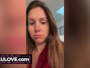 Babe shows closeup creampie spreads, puckers her asshole in between real life daily adventure vlogs - Lelu Love 11/16