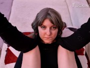 Are you masturbating instead of doing yoga? Then use a real dick! 13/16