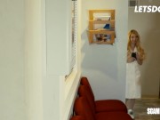 Slutty Coworkers Vienna Black & Kenzie Reeves Fuck Patient After Applying His Treatment - LETSDOEIT 3/16