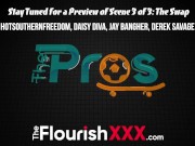 Trailer Lani Rails and Daisydivasub gets their football players they desired in part 2 of 3 of ThePros series 13/16