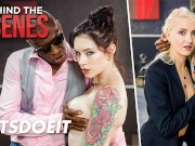 Anna De Ville And Helena Moeller Spicy Interview And Showoff Behind The Scenes