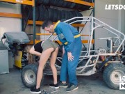 Small Tits Babe Tiffany Tatum Hardcore Pussy Fucking With The Mechanic - LATINA MYLF 2/16