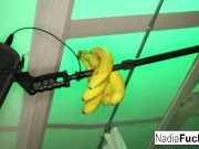 Hot Nadia White stuffs her hungry holes 2/16