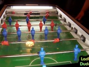 Femdoms 3way fucking guy with bottle 5/16