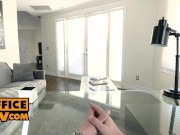 POV - Spex slut babe Joseline Kelly plays footsie and fucks you in POV 1/16