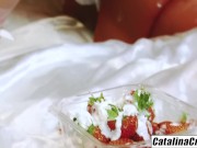 LICENSED TO LICK Jasmine Black Lesbian Food Porn Fun 6/16