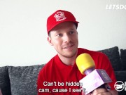 Busty German Babe July Johnson Sucks Pizza Guy's Fat Cock Then Rides Him Good - LETSDOEIT 2/16