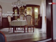 Sexy Babe Violette Pink Has Passionate Sex With Big Dick Husband In Her Pinup Costume - VIP SEX VAULT 1/16