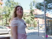 She wants to be a Pornstar! 18 years old College babe Jacky Blondie 7/16