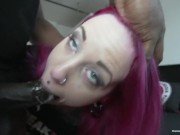 Curvy tattooed amateur gets completely wrecked by a big black cock 4/16