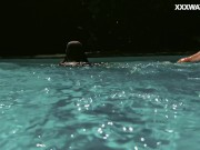 Sexy naked erotics with Lana Lelani in the pool 1/16