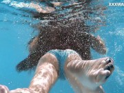 Sexy naked erotics with Lana Lelani in the pool 5/16