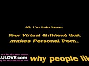 Cam babe wears Pornhub jacket while twerking & masturbating with vibrator to big orgasm after eating snack & more - Lelu Love 15/16