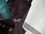 I finally convinced a kinda attractive but now getting a bit on in years Japanese wife who still has a passion for risky play 3/16