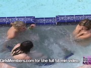 Hot Chicks Frolic Nude In Our Texas Party Pool 10/16