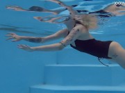 Blonde tattooed tight petite babe Mimi Cica swims clothes free 5/16