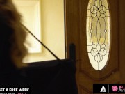 Tattooed Client Fucks Ginger Masseuse 3/16