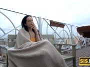 SISPORN. Sex with stepbro is fucked but brunette likes it so much 2/16