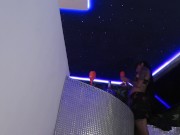 Sexy Tight Pussy Hot Brunette Babe without any underwear in the bathroom plays with jacuzzi and wait for her boyfriend 10/16