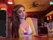 Cumming In Public With My Big Dildo Gave Me A Big Wet Orgasm At Lunch 6/16