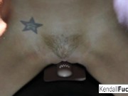 Kendall has fun getting wet 12/16