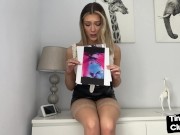 SPH dirty talk by babe in leather skirt 6/16