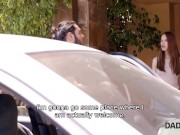 DADDY4K. Sex with BF's daddy helps slim lassie get needed satisfaction 3/16