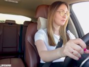 -More, more, I want deeper! "Fucked stepmom in car after driving lessons" 3/16