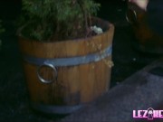 Hot blonde and her girlfriend get wet and wild 2/16