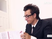 Cheating Secretary Khadisha Latina Has An Affair With Her Boss At Work - LETSDOEIT 1/16