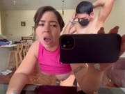 Rico cream pie a peluquera nalgona! 13/16