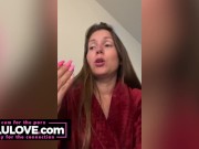 Creampie closeup mixed with behind the porn scenes daily real life peeks of babe's actual life & adventures - Lelu Love 12/16