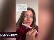 Creampie closeup mixed with behind the porn scenes daily real life peeks of babe's actual life & adventures - Lelu Love 3/16